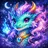 Colorful cartoon animal avatar with friendly expression